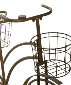 Grayson Lane 39-in Brown Outdoor Novelty Cast Iron Plant Stand -GRAYSON LANE shop 330944879 AlternateImage3 l