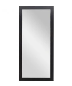 Grayson Lane 70-in x 32.38-in Rectangle Black Framed Wall Mirror