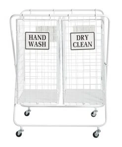 Grayson Lane White Metal Base with Steel Top Kitchen Carts - 43.25-in x 29.75-in -GRAYSON LANE shop 330944890 AlternateImage5 l