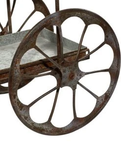 Grayson Lane 37.38-in Brown Outdoor Novelty Cast Iron Plant Stand -GRAYSON LANE shop 330944894 AlternateImage3 l