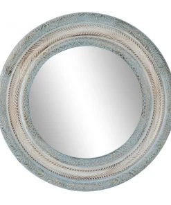 Grayson Lane 35.63-in x 35.63-in Round Wall Mirror