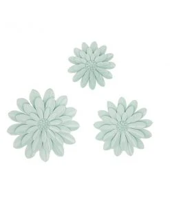 Grayson Lane 24-in H x 24-in W Floral Metal Wall Accent - Set of 3