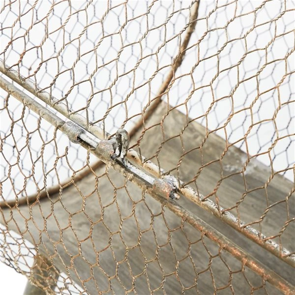 Grayson Lane 85-in W x 9.45-in H Farmhouse Brown Metal Pig Planters - Set of 2 4 Grayson Lane 85-in W x 9.45-in H Farmhouse Brown Metal Pig Planters - Set of 2 - Image 4