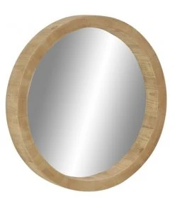 Grayson Lane 23.80-in x 23.80-in Round Brown Wall Mirror -GRAYSON LANE shop 330945037 AlternateImage6 l