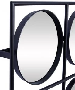 Grayson Lane 27.56-in x 27.56-in Square Black Wall Mirror -GRAYSON LANE shop 330945051 AlternateImage4 l