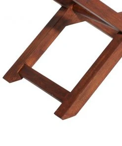 Grayson Lane Traditional Brown Faux Leather and Wood Finish X-Shaped Square Ottoman -GRAYSON LANE shop 330945056 AlternateImage3 l