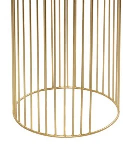 Grayson Lane 11.1-in W x 23.95-in H Modern Gold Metal Dome-Shaped Planters with Stands - Set of 3 -GRAYSON LANE shop 330945067 AlternateImage4 l