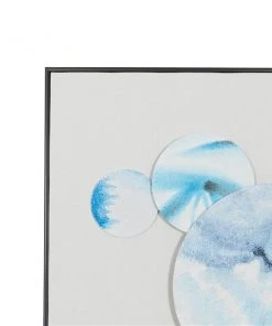 Grayson Lane Black Wood Framed 40-in H x 30-in W Abstract Fabric Hand-Painted 3D Art -GRAYSON LANE shop 330945076 AlternateImage3 l