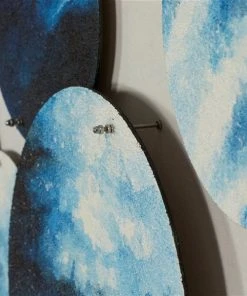 Grayson Lane Black Wood Framed 40-in H x 30-in W Abstract Fabric Hand-Painted 3D Art -GRAYSON LANE shop 330945076 AlternateImage4 l