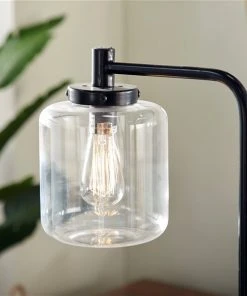 Grayson Lane 10-in x 61-in Black Metal Traditional Floor Lamp with Foot Switch -GRAYSON LANE shop 330945077 AlternateImage3 l