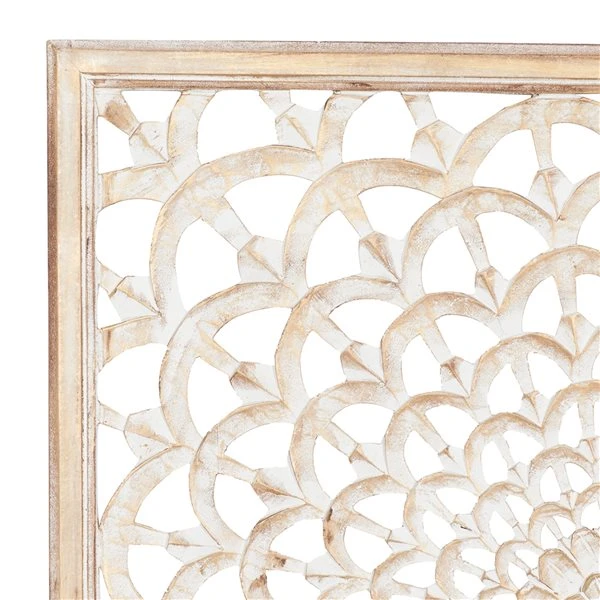 Grayson Lane 36-in H x 36-in W Ornamental Square Wood Wall Accent 4 Grayson Lane 36-in H x 36-in W Ornamental Square Wood Wall Accent - Image 4