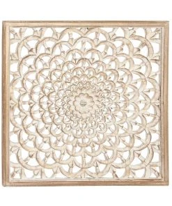 Grayson Lane 36-in H x 36-in W Ornamental Square Wood Wall Accent