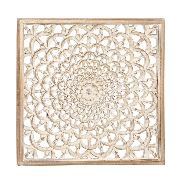 Grayson Lane 36-in H x 36-in W Ornamental Square Wood Wall Accent 1 Grayson Lane 36-in H x 36-in W Ornamental Square Wood Wall Accent