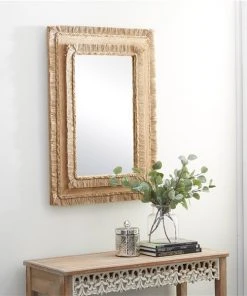 Grayson Lane 36-in x 26-in Rectangle Brown Wall Mirror -GRAYSON LANE shop 330945089 AlternateImage2 l