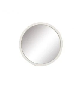 Grayson Lane 32-in x 32-in Round White Wall Mirror