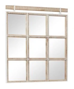Grayson Lane 35-in x 32-in Square Brown Wall Mirror -GRAYSON LANE shop 330945099 AlternateImage5 l