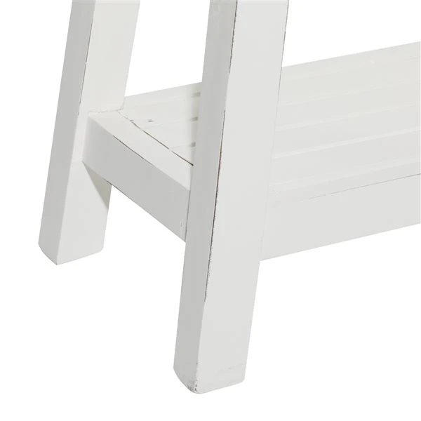 330945104_AlternateImage4_l.jpg Grayson Lane 19-in x 36-in Farmhouse White Accent Bench -GRAYSON LANE shop 330945104 AlternateImage4 l
