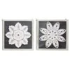 Grayson Lane 18.5-in H x 18.5-in W Floral Wood Wall Accent - Set of 2
