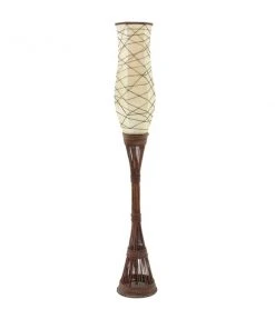 Grayson Lane 10-in x 59-in Mocha-Brown Traditional Floor Lamp with Bamboo Base -GRAYSON LANE shop 330945115 AlternateImage5 l