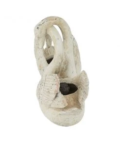 Grayson Lane 105-in W x 18.6-in H Farmhouse White Ceramic Swans Planter - Set of 1 -GRAYSON LANE shop 330945126 AlternateImage5 l