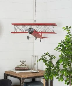 Grayson Lane Red Iron Vintage Plane 7 Grayson Lane Red Iron Vintage Plane -GRAYSON LANE shop 330945129 AlternateImage3 l