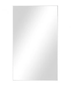 Grayson Lane 40.25-in x 24.13-in Rectangle White Wall Mirror