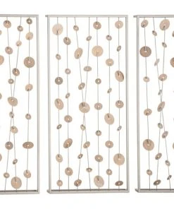 Grayson Lane 32-in H x 16-in W Floral Metal Wall Accent - Set of 3