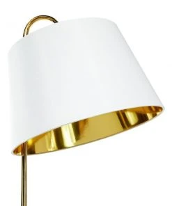 Grayson Lane 16-in x 60-in White Metal Transitional Floor Lamp with Foot Switch -GRAYSON LANE shop 330945147 AlternateImage3 l