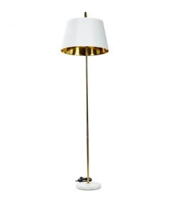 Grayson Lane 16-in x 60-in White Metal Transitional Floor Lamp with Foot Switch -GRAYSON LANE shop 330945147 AlternateImage5 l