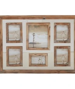 Grayson Lane 24-in x 31-in Brown Wood Vintage Wall Photo Frame