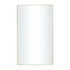 Grayson Lane 40.25-in x 24.13-in Rectangle Gold Wall Mirror
