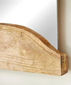 Grayson Lane 31.40-in x 13.5-in Rectangle Brown Wall Mirror -GRAYSON LANE shop 330945199 AlternateImage3 l