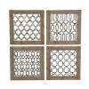 Grayson Lane 19-in H x 19-in W Farmhouse Metal Wall Accent - Set of 4