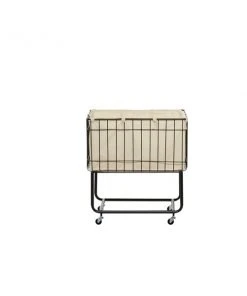 Grayson Lane Black Metal Storage Cart (26-in x 24-in) -GRAYSON LANE shop 330945216 AlternateImage7 l