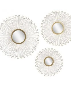 Grayson Lane 27-in H x 27-in W Ornamental Metal Wall Accent - Set of 3