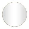 Grayson Lane 36-in x 36-in Round Gold Wall Mirror