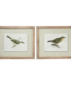 Grayson Lane Brown Wood Framed 23-in H x 27-in W Farmhouse Birds Wood Print - Set of 2 -GRAYSON LANE shop 330945238 AlternateImage5 l
