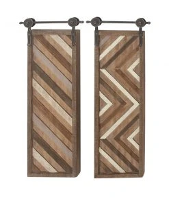 Grayson Lane 39-in H x 16-in W Abstract Mdf Wall Accent - Set of 2 -GRAYSON LANE shop 330945251 AlternateImage7 l