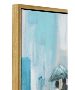 Grayson Lane Gold Wood Framed 39-in H x 39-in W Figurative Resin Painting -GRAYSON LANE shop 330945252 AlternateImage3 l