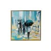 Grayson Lane Gold Wood Framed 39-in H x 39-in W Figurative Resin Painting