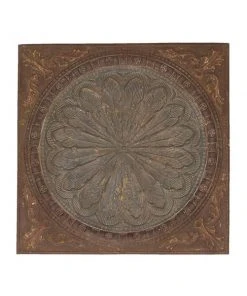 Grayson Lane 43-in H x 43-in W Rustic Floral Metal Wall Accent