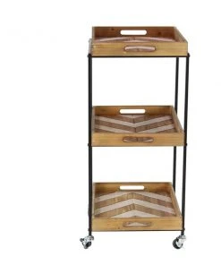 Grayson Lane Black Metal Base with Wood Top Kitchen Cart (32-in x 18-in) 9 Grayson Lane Black Metal Base with Wood Top Kitchen Cart (32-in x 18-in) -GRAYSON LANE shop 330945267 AlternateImage5 l