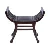 Grayson Lane 26-in x 29-in Dark Brown Accent Bench