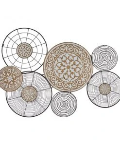 Grayson Lane 28-in H x 40.5-in W Abstract Metal Wall Accent