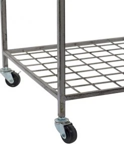 Grayson Lane Grey Metal Storage Cart (36-in x 28-in) 7 Grayson Lane Grey Metal Storage Cart (36-in x 28-in) -GRAYSON LANE shop 330945285 AlternateImage3 l