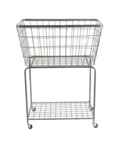 Grayson Lane Grey Metal Storage Cart (36-in x 28-in) 9 Grayson Lane Grey Metal Storage Cart (36-in x 28-in) -GRAYSON LANE shop 330945285 AlternateImage5 l
