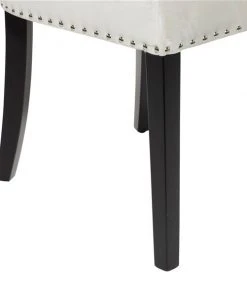 Grayson Lane Contemporary Polyester Upholstered 20-in W White/Black Wood Dining Chair -GRAYSON LANE shop 330945286 AlternateImage3 l