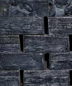 Grayson Lane Modern Grey Teak Wood Brick-Inspired Rectangle Ottoman -GRAYSON LANE shop 330945289 AlternateImage4 l