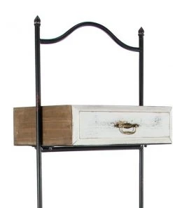 Grayson Lane Black Metal Base with Wood Top Kitchen Cart (49-in x 19-in) -GRAYSON LANE shop 330945299 AlternateImage4 l
