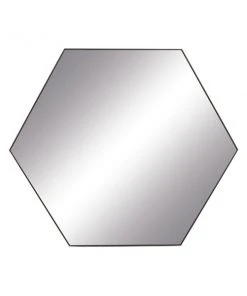 Grayson Lane 35-in x 41-in Hexagon Clear Wall Mirror